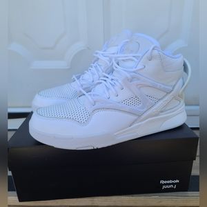 Reebok White Juun J x Omni Pump 2  "White Cold Grey"
